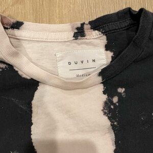 Duvin unique black and white pattern shirt